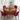 Kente Print Round Tablecloth - African Dining Decor
