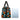 African Leather Bag for Travel Colourful Bogolan Style Print-Bynelo