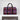 African Leather Bag for Travel Mud Cloth Geometric Pink-Bynelo