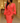 Minimalist Coral Pencil Dress – Faux Wrap Bishop Sleeve