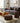 Mudcloth African Pattern Pouf/Ottoman | Afrocentric Home Decor