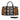 African Duffel Leather Bag for Travel Cowrie Mudcloth Print-Bynelo