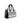 African Handbag with Mud Cloth Zigzag White & Black - Bold & Cultural