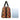 African Leather Bag for Travel Kente Pattern-Bynelo