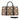African Leather Bag for Travel Traditional Congo Pattern-Bynelo