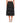 Cowrie Shell Print Black and White African Skirt Flared | Midi Length