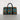 African Leather Bag for Travel Colourful Bogolan Style Print-Bynelo