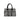 African Handbag Boston Zigzag Black and White Print-Bynelo