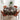 Traditional Bogolan Mudcloth Round Tablecloth – Circular Tribal Dining Table Cover