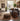 Traditional Mudcloth Inspired Pouf Inflatable Round Ottoman