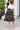 Tribal Mudcloth Women's Midi Chiffon Skirt | African Skirt