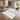 Tribal Print African Rug | Geometric Afro Design Carpet White | White African Area Rug | Bynelo