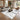 Tribal Print African Rug | Geometric Afro Design Carpet White | White African Area Rug | Bynelo