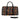 African Leather Bag for Travel Bogolan Geometric Pattern-Bynelo
