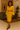 Vibrant Bell Sleeve Yellow Dress – Classic Wrap Fitted Midi-Bynelo