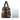 African Travel Bag Leather Native Bogolanfini Print-Bynelo