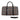 African Leather Bag for Travel Mud Cloth Themed Pattern-Bynelo