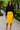 Yellow Pencil Skirt Midi – Modern Minimalist Silhouette-Bynelo