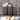 African Leather Bag for Travel Mud Cloth Themed Pattern-Bynelo