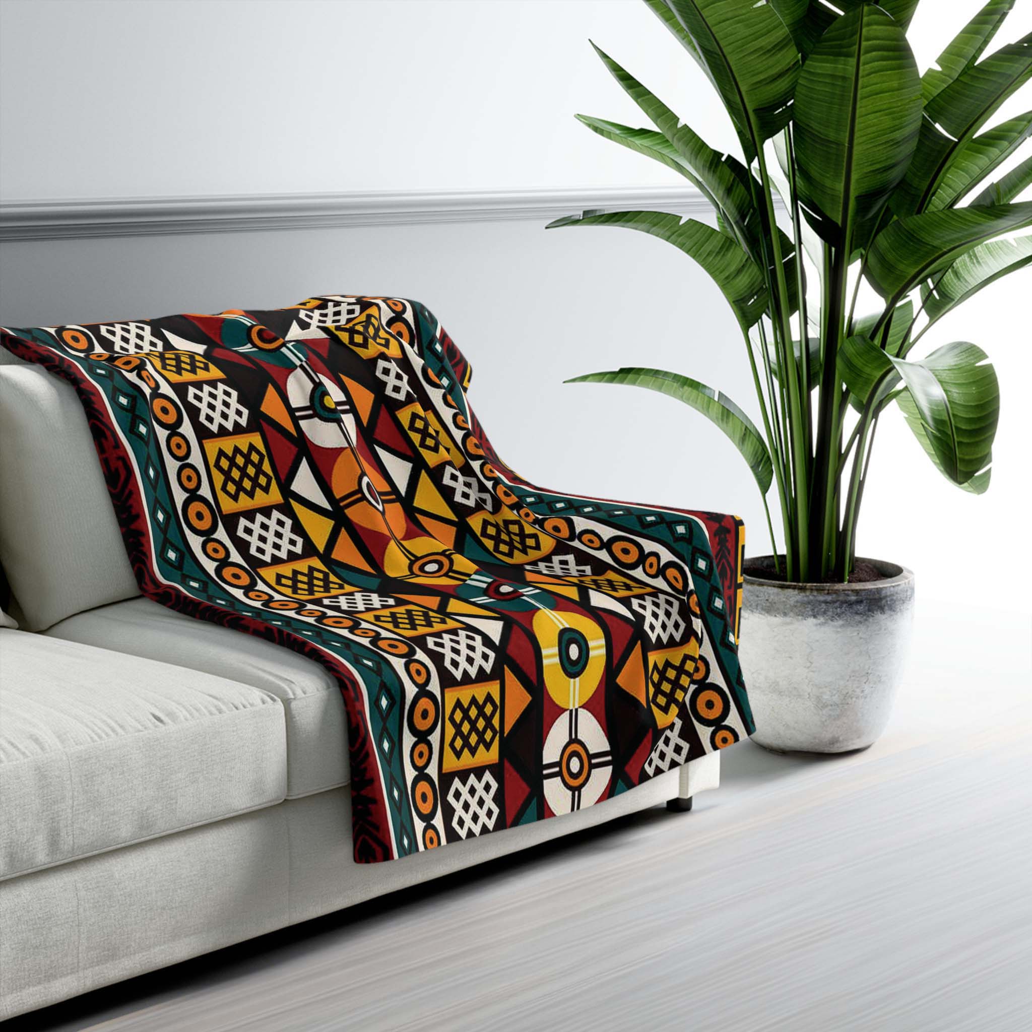 Tribal print store throw blanket