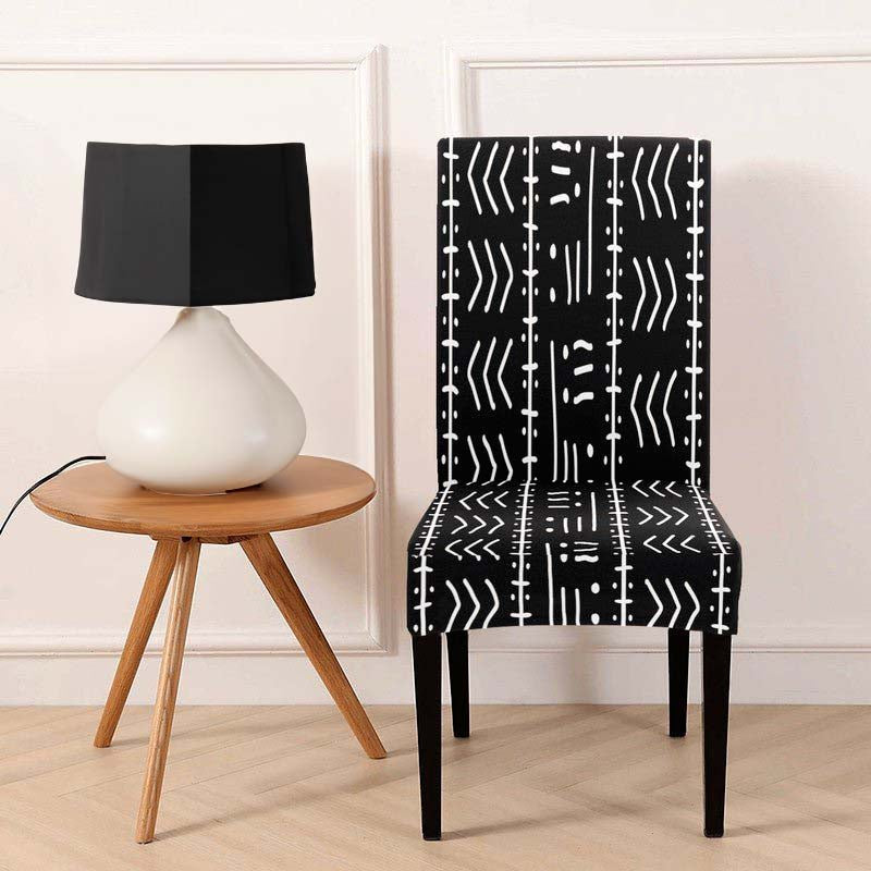 African Print Removable Chair Cover