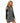 Hand Drawn Doodle Tribal Hoodie Dress | Cut-Out Sleeves