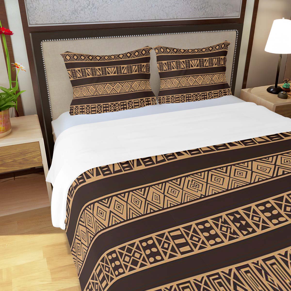 African Style Bedding Sets - Mudcloth Print Elegance