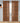 Brown African Print Gauze Curtain Mudcloth (Two Piece)