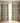African Boho Style Blackout Curtains Off White (Two Piece)