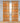 Orange African Guaze Curtain Mudcloth Print (Two Piece) - Bynelo