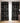 Scissors Print Black and White Blackout Curtains (Two Piece)