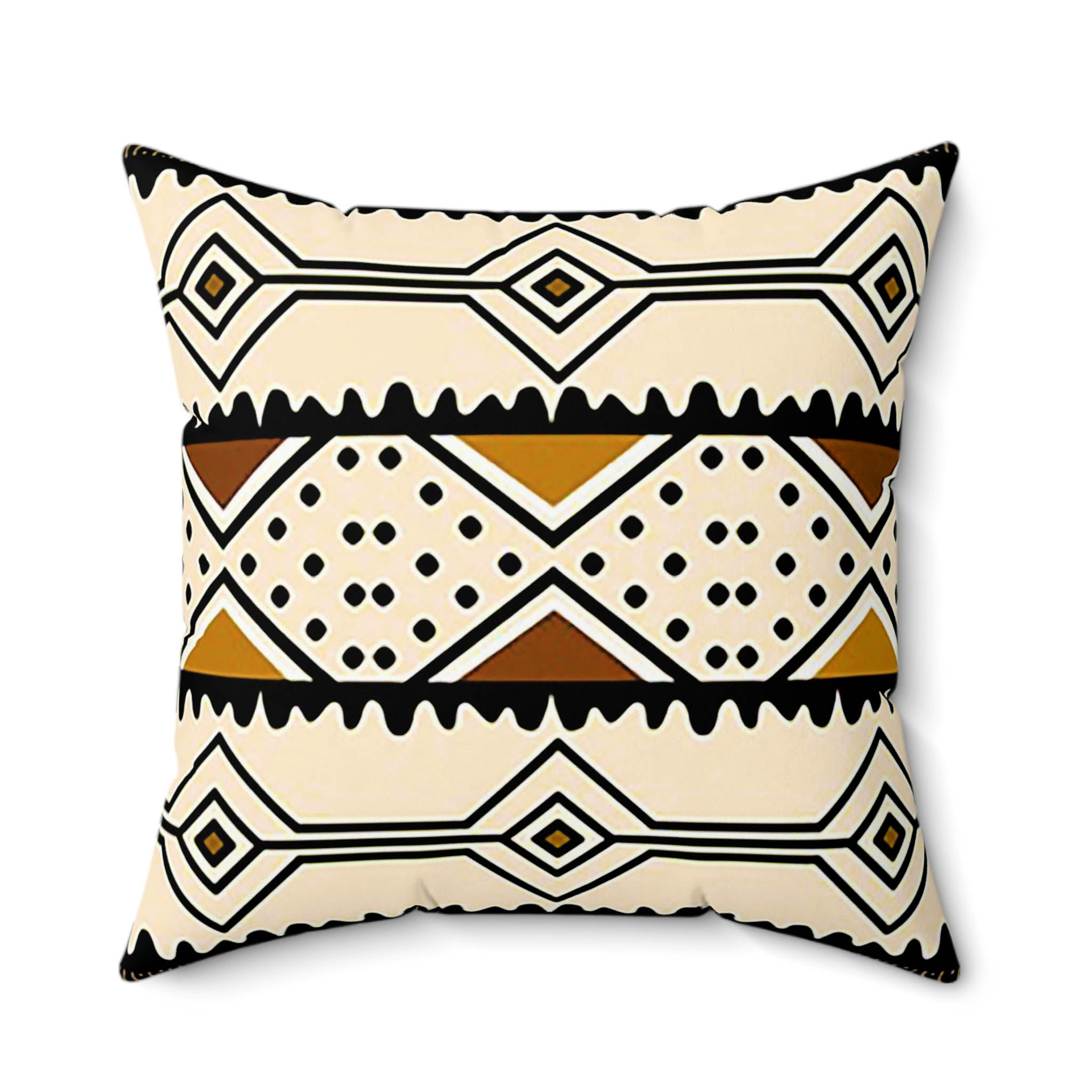 2-Set Tribal Print African Cushion: Pillow & Throw Beauty