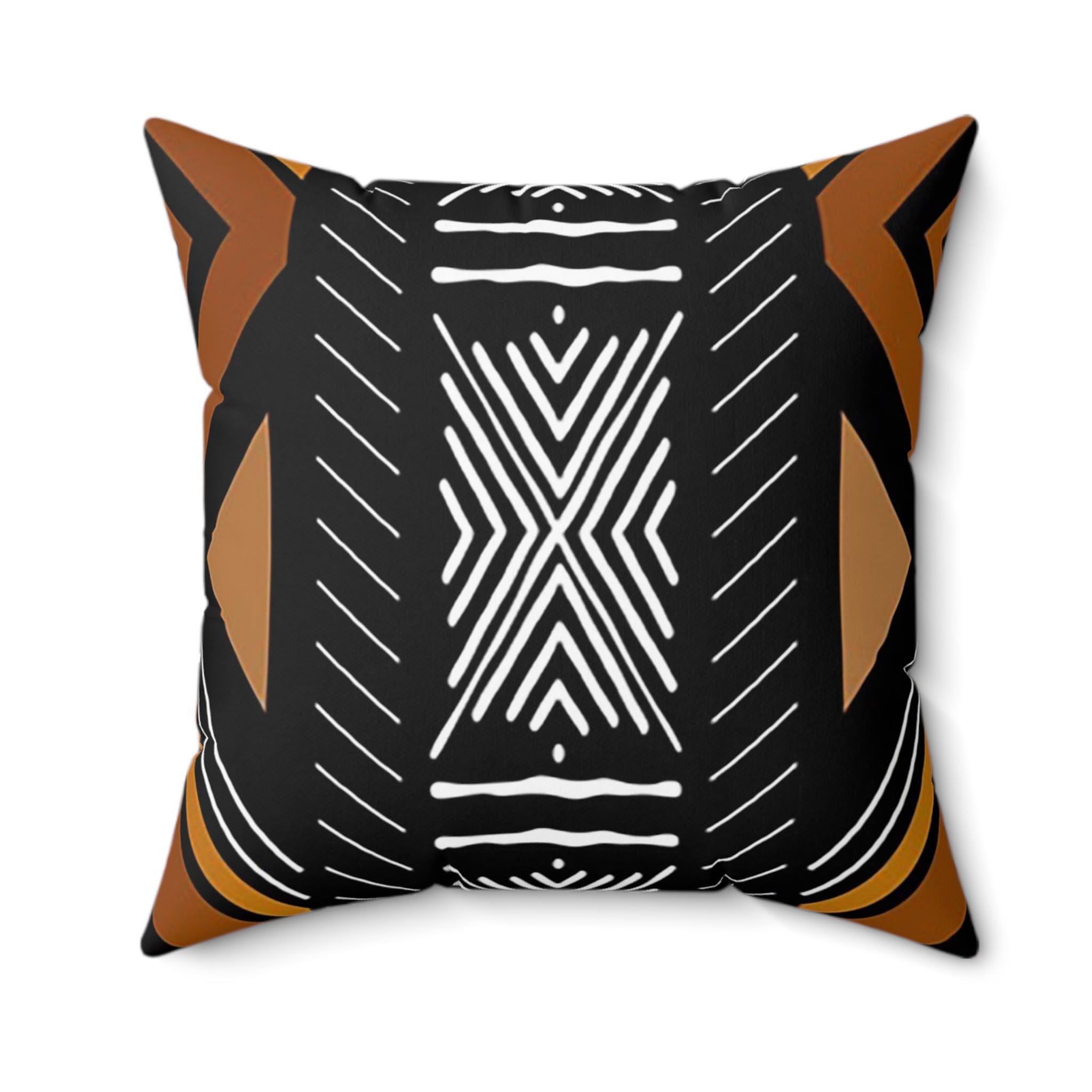African Fabric Pillow Covers Cushion case in Tribal Pattern