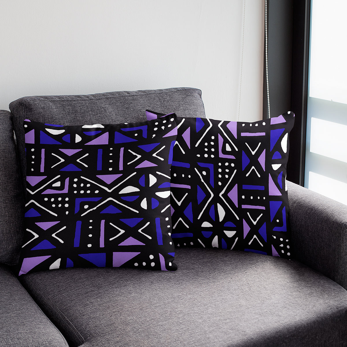 African Style Throw Pillow - Mudcloth Cushion Case Cover