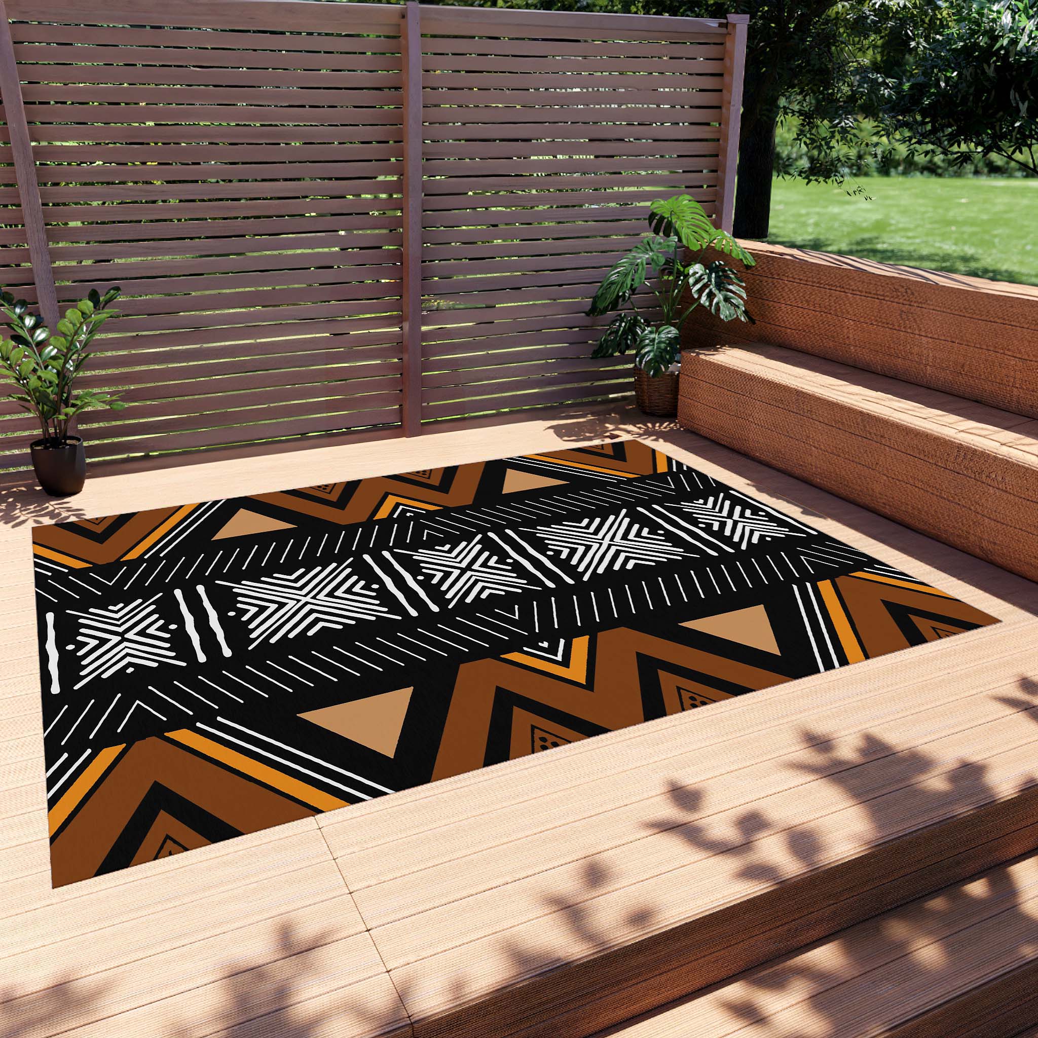 Outdoor African Tribal Rugs Area Carpet - Bynelo