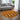 Bogolan Orange Round Rug Mudcloth Bright Carpet-Bynelo