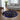 Bogolan Area Round Rug Ethnic Circle Carpet Purple-Bynelo