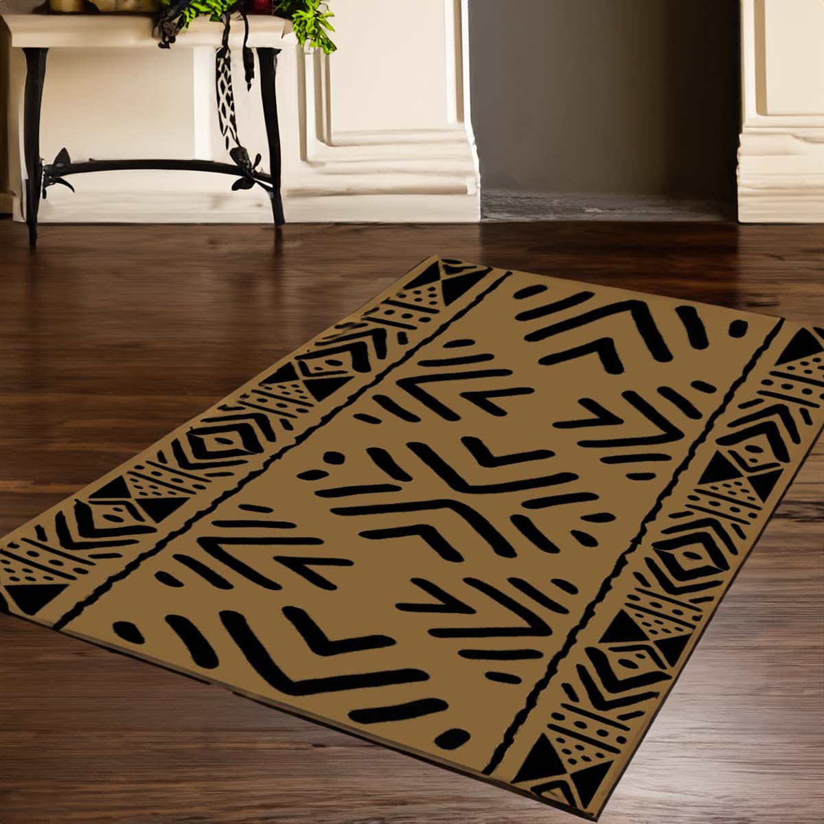 African Area Rug: Authentic Bogolan Decor for Stylish Homes
