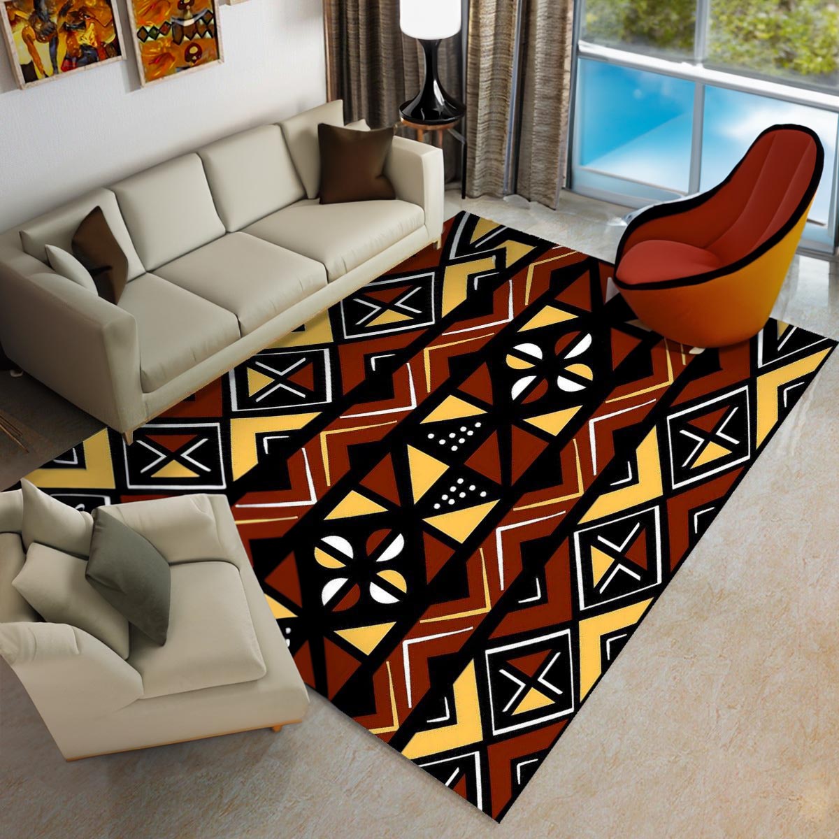 African Design Floor Rugs | Floor Roma