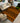 African Orange Mudcloth Print Carpet Rug - Bynelo