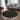 Cowrie Black and White Round Rugs Habitat Carpet-Bynelo