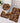 Kuba Print Tribal Bathroom Set Mixed Brown - 3 Piece