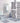 Abstract Afrocentric Bathroom Sets Design White - 4 Piece