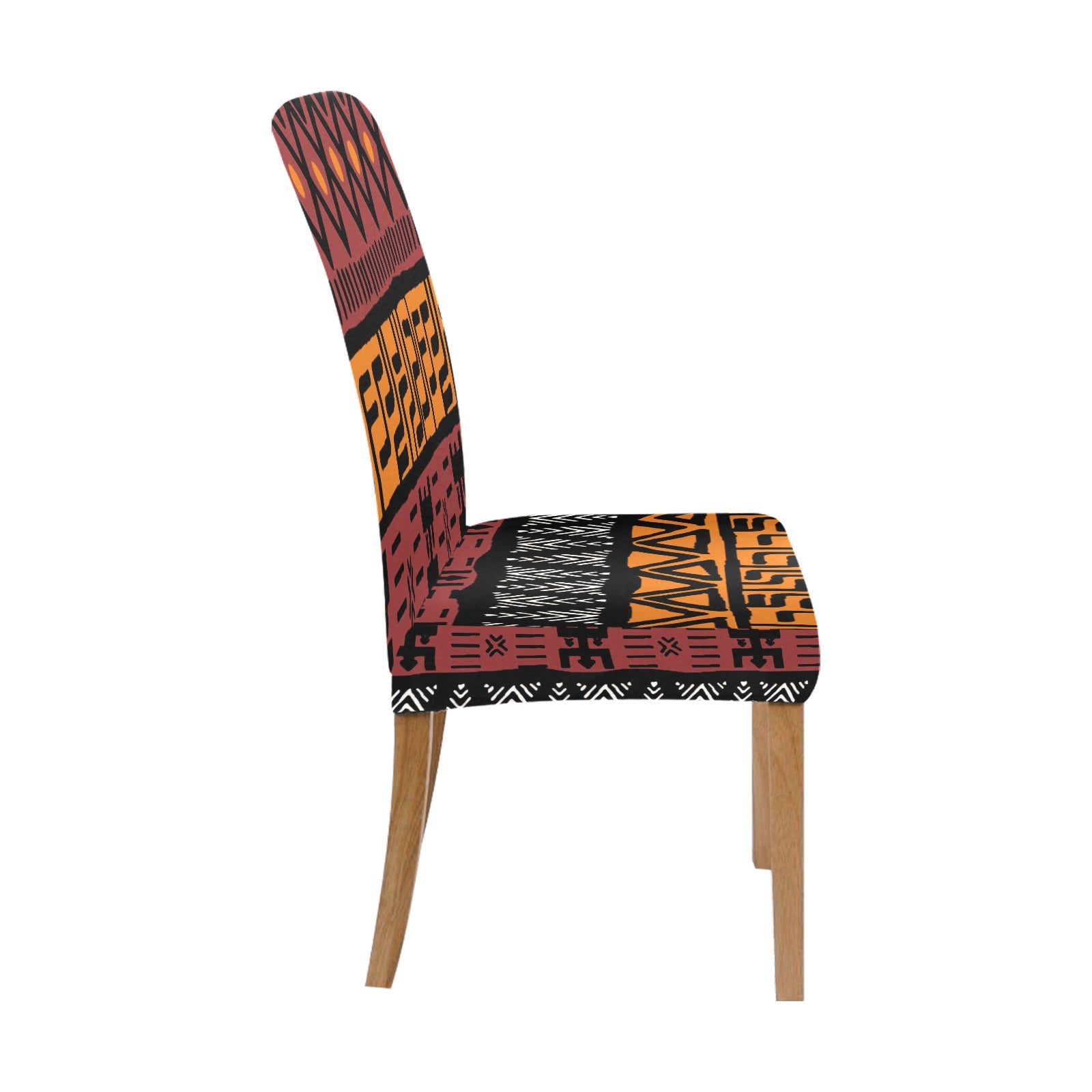 African Removable Chair Cover Mudcloth Print - Bynelo