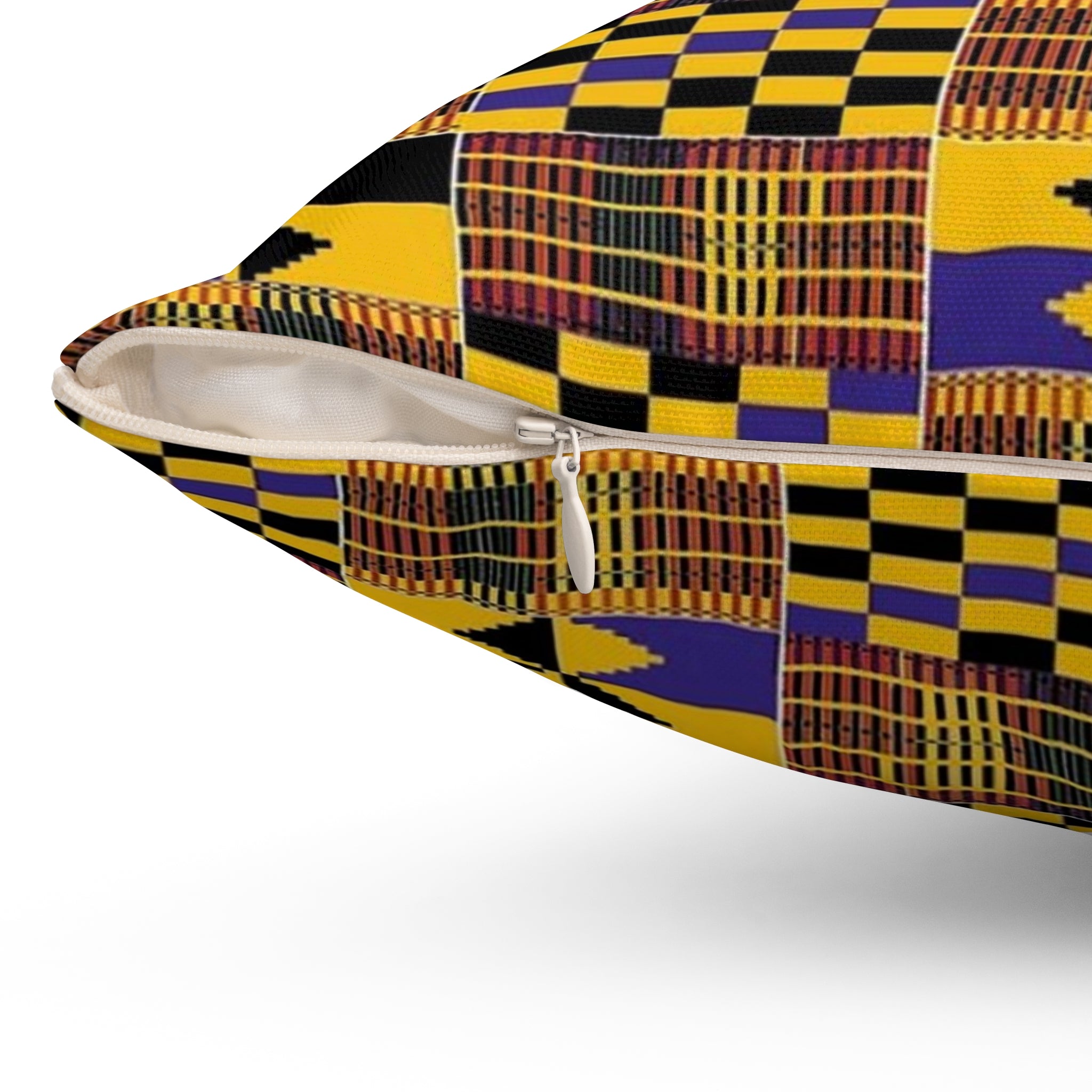 African Cushion Pillow Case Throw Cover Kente Print (2 Sets)