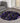 Bogolan Area Round Rug Ethnic Circle Carpet Purple-Bynelo