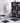 African Bathroom Set Mudcloth Abstract Print Black - 4 Piece