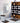 Cowrie African Bathroom Set Mudcloth Print - 4 Piece