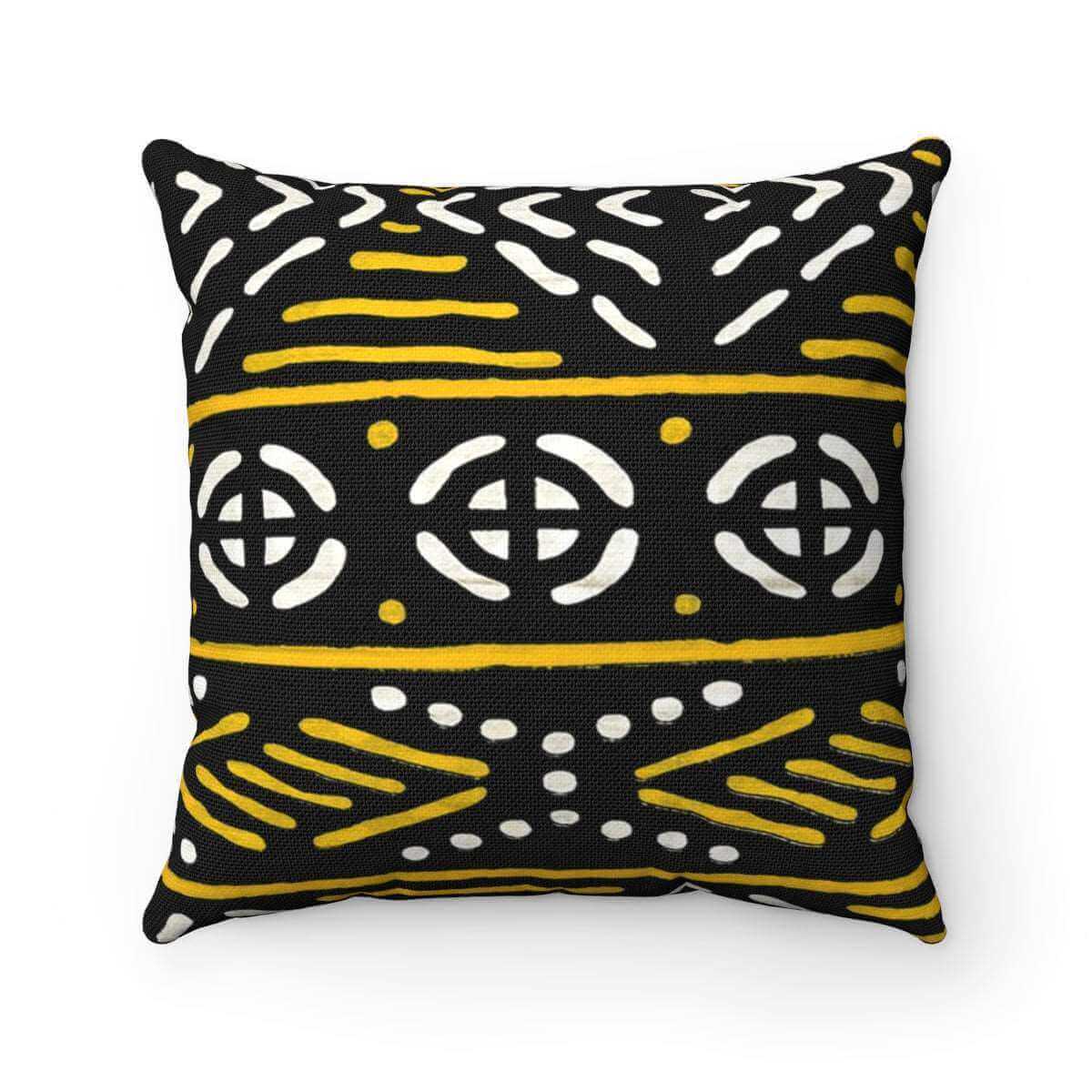 African Print Throw Pillow Cover Set of Bogolan Cushion Case