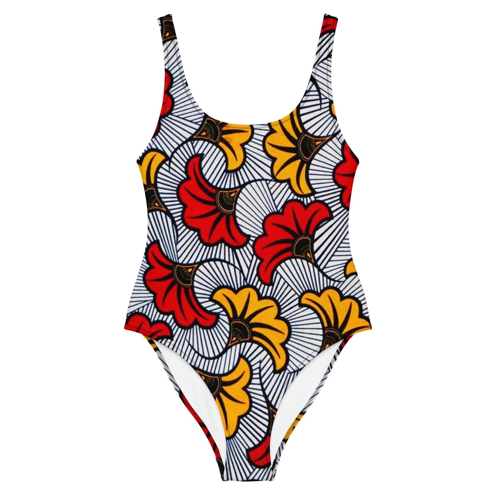 African Inspired Swimsuit One Piece Ankara Swimwear